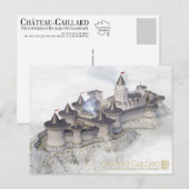 Château-Gaillard, on the sea of mist, Briefkaart (Voorkant / Achterkant)