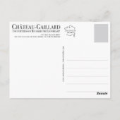 Château-Gaillard, on the sea of mist, Briefkaart (Achterkant)