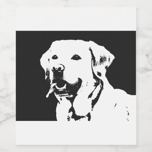 Château Lab Wijn Etiket (Enkel label)