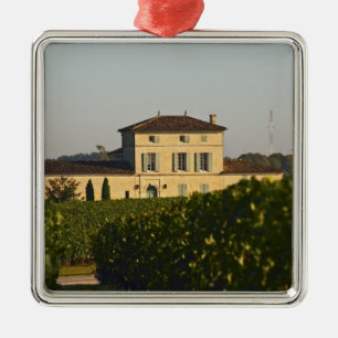 Chateau Lafleur Petrus en vineyard, in Pomerol, Metalen Ornament
