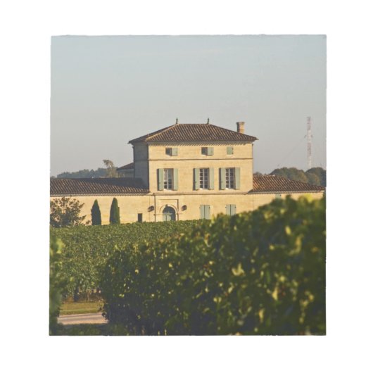 Chateau Lafleur Petrus en vineyard, in Pomerol, Notitieblok (Voorkant)