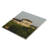 Chateau Lafleur Petrus en vineyard, in Pomerol, Tegeltje (Zijkant)