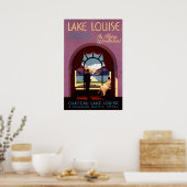 CHATEAU LAKE LOUISE CANADA Vintage Travel Poster (Keuken)