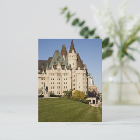 Chateau Laurier Hotel in Ottawa, Ontario, Canada Briefkaart (Staand voorkant)