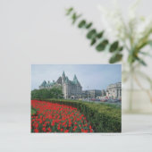 Chateau Laurier Hotel, Ottawa bloemen Briefkaart (Staand voorkant)