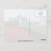 Chateau Laurier Hotel, Ottawa bloemen Briefkaart (Achterkant)
