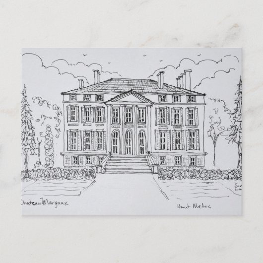 Chateau Margaux | Bordeaux, Frankrijk Briefkaart (Voorkant)
