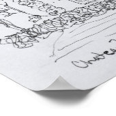 Chateau Margaux | Bordeaux, Frankrijk Poster (Hoek)