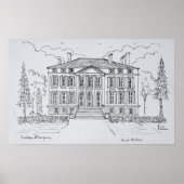 Chateau Margaux | Bordeaux, Frankrijk Poster (Voorkant)