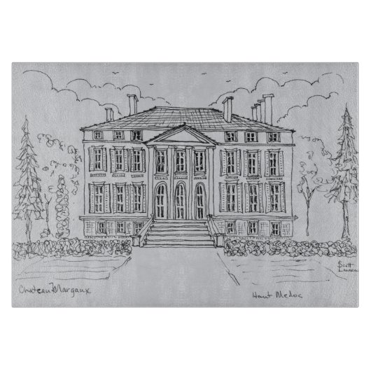 Chateau Margaux | Bordeaux, Frankrijk Snijplank (Voorkant)