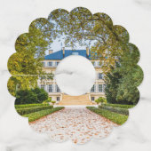 Chateau Margaux, Frankrijk Wijnglaslabel (Achterkant)