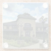 Chateau Morrisette Winery, Floyd, Virginia Glazen Onderzetter (Achterkant)