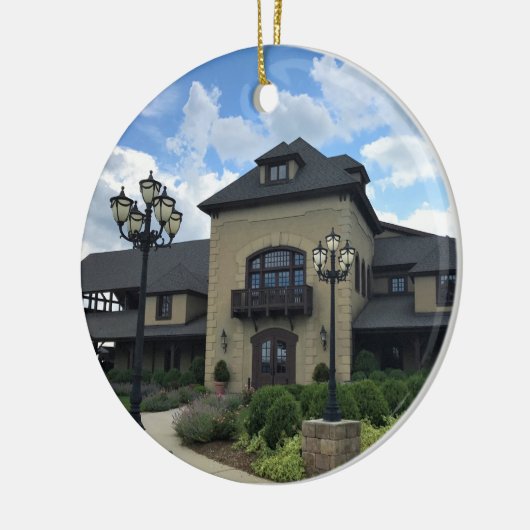 Chateau Morrisette Winery, Floyd, Virginia Keramisch Ornament (Links)