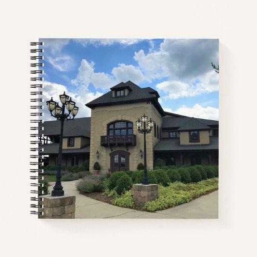 Chateau Morrisette Winery, Floyd, Virginia Notitieboek (Voorkant)
