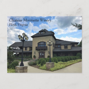 Chateau Morrisette Winery, Floyd, Virginia Postcar Briefkaart