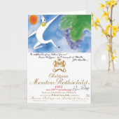Chateau Mouton Rothschild 1982 - Blanco kaart (Gele Bloem)