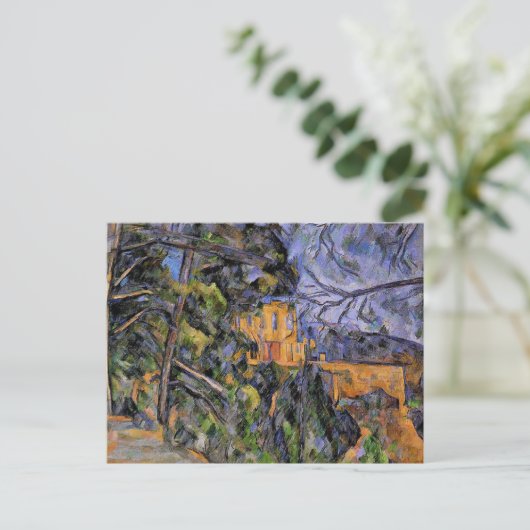 Chateau Noir van Paul Cezanne Briefkaart (Staand voorkant)
