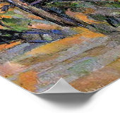 Chateau Noir van Paul Cezanne Poster (Hoek)