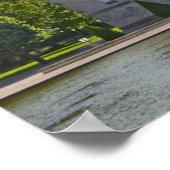 Chateau Pichon Longueville Baron en vijver Poster (Hoek)