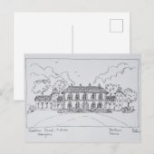 Chateau Prieure-Lichine, Margaux, Bordeaux Briefkaart (Voorkant / Achterkant)