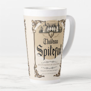 Château Spiteful - Gerijpt in vaten van wrok Latte Mok