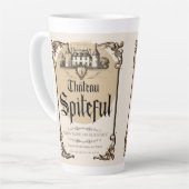 Château Spiteful - Gerijpt in vaten van wrok Latte Mok (Linkerhoek)