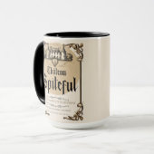 Château Spiteful - Gerijpt in vaten van wrok Mok (Voorkant links)