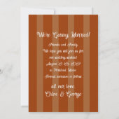 Chateau Stripe Foto Bewaar de Datum Save The Date (Achterkant)