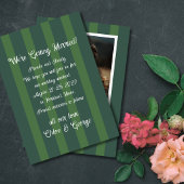 Chateau Stripe Foto Save the Date