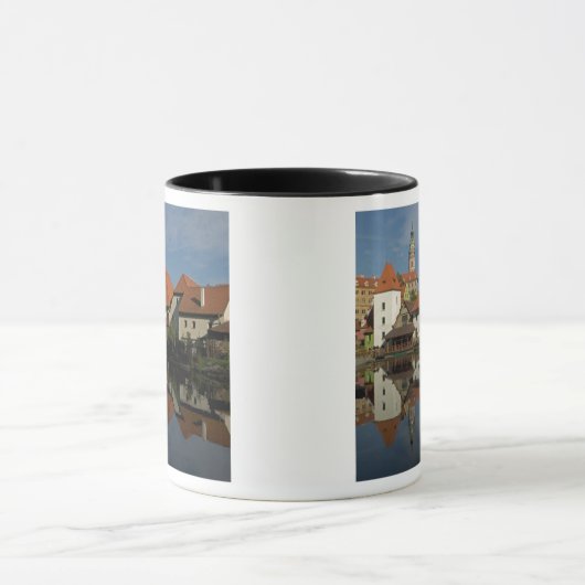 Chateau Tower, Vltava River, Cesky Krumlov Mok (Midden)