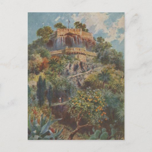 Chateau Uitzicht Nice Frankrijk Briefkaart (Voorkant)