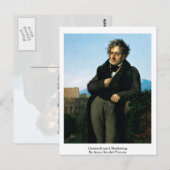 Chateaubriand Meditating van Anne Girodet-Trioson Briefkaart (Voorkant / Achterkant)