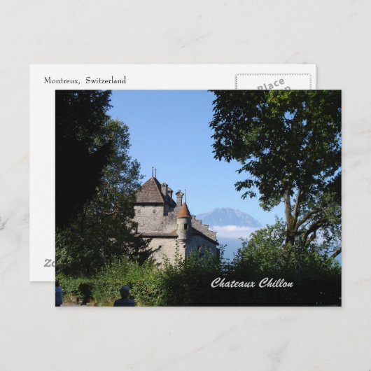 Chateaux Chillon Briefkaart (Voorkant / Achterkant)