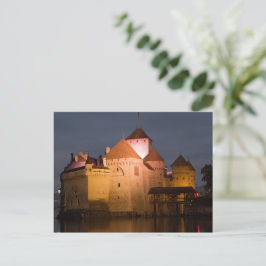 Chateaux Chillon, Briefkaart Zwitserland (Staand voorkant)
