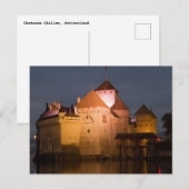 Chateaux Chillon, Briefkaart Zwitserland (Voorkant / Achterkant)