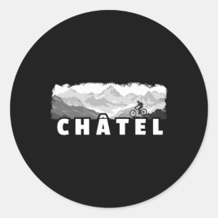 Châtel Frankrijk Mountainbiken Mtb Fietsen Ronde Sticker