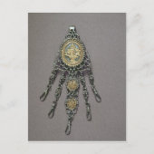 Chatelaine, eind 18e eeuw briefkaart (Voorkant)