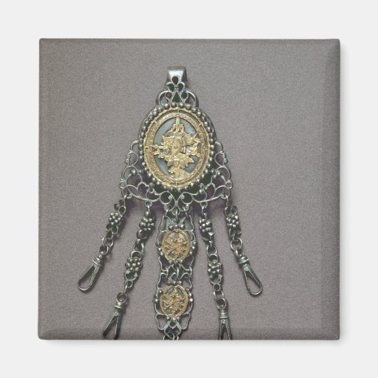 Chatelaine, eind 18e eeuw magneet (Voorkant)