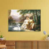 Chatelaïnen Canvas Afdruk (Insitu (Woonkamer))