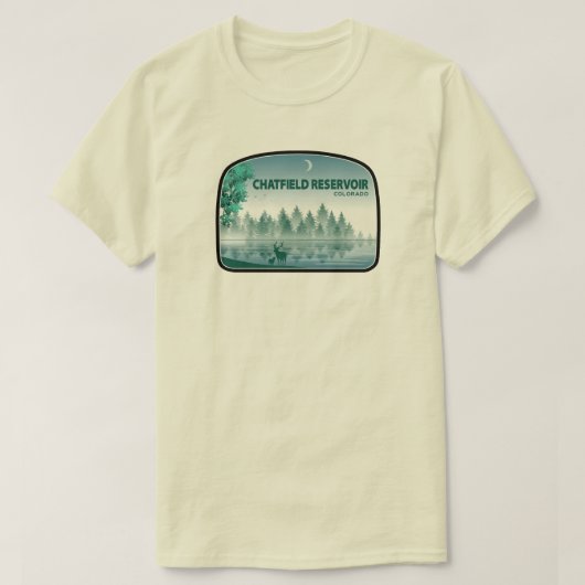 Chatfield Reservoir Colorado Deer T-shirt (Design voorkant)