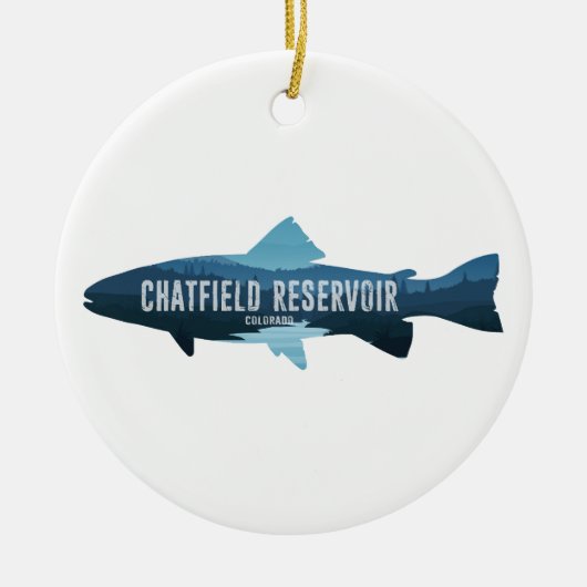 Chatfield Reservoir Colorado Fish Keramisch Ornament (Voorkant)