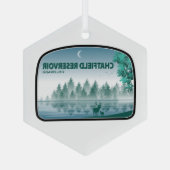 Chatfield Reservoir Colorado Herten Glas Ornament (Achterkant)