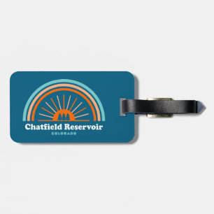 Chatfield Reservoir Colorado Regenboog Bagagelabel