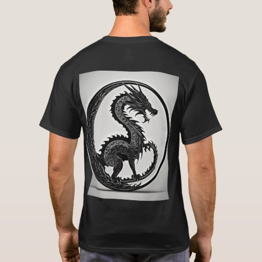 ChatGPT U zei: Chinese draak Bechne ke liye t T-shirt (Achterkant)