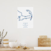 Chatham Bars Inn Trouw Navy Gastboek Poster (Keuken)