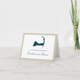 Chatham Cape Cod Dank je Bedankkaart