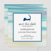 Chatham Cape Cod Ocean Waterverf Save the Date (Voorkant / Achterkant)