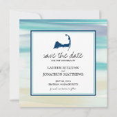 Chatham Cape Cod Ocean Waterverf Save the Date (Voorkant)