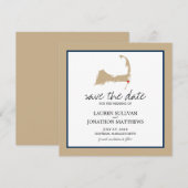 Chatham Cape Cod Wedding Save the Date (Voorkant / Achterkant)