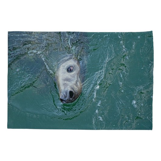 Chatham Grey Seal op missie Kussensloop (Achterkant)